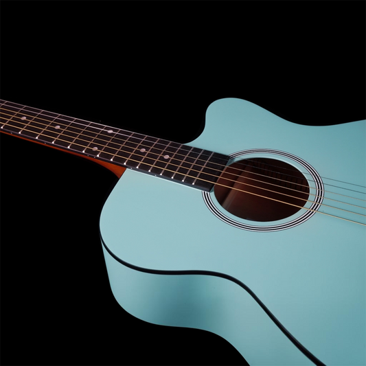 Brunswick BF100 Grand Auditorium Cutaway - Mint Green - Kiltra Music Shop