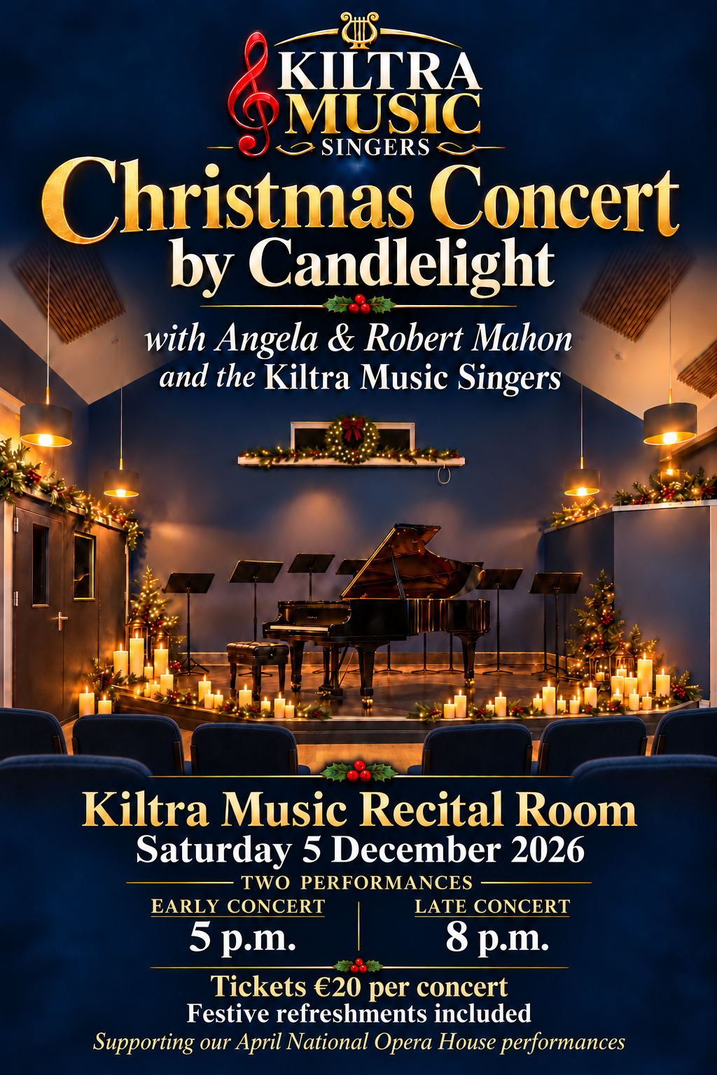 Christmas Concert by Candlelight — 8 p.m. Late Concert