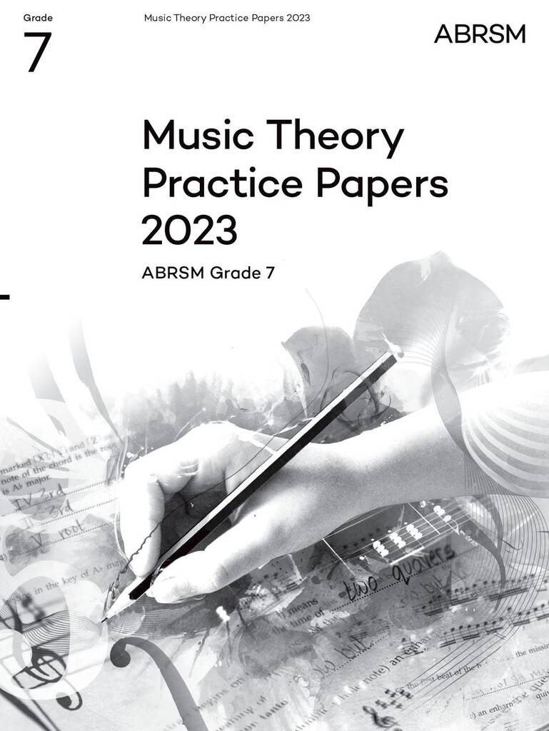 Inside view of ABRSM Grade 7 Music Theory exam book
