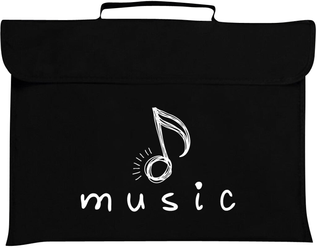 Durable sheet music carrier bag for students and musicians