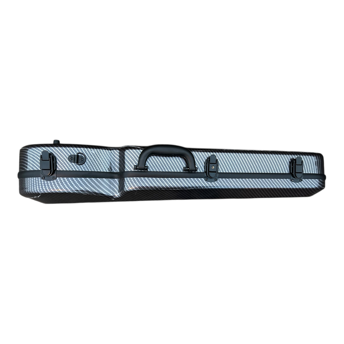 Kyliesman viola contour case in black stripe and check finishes