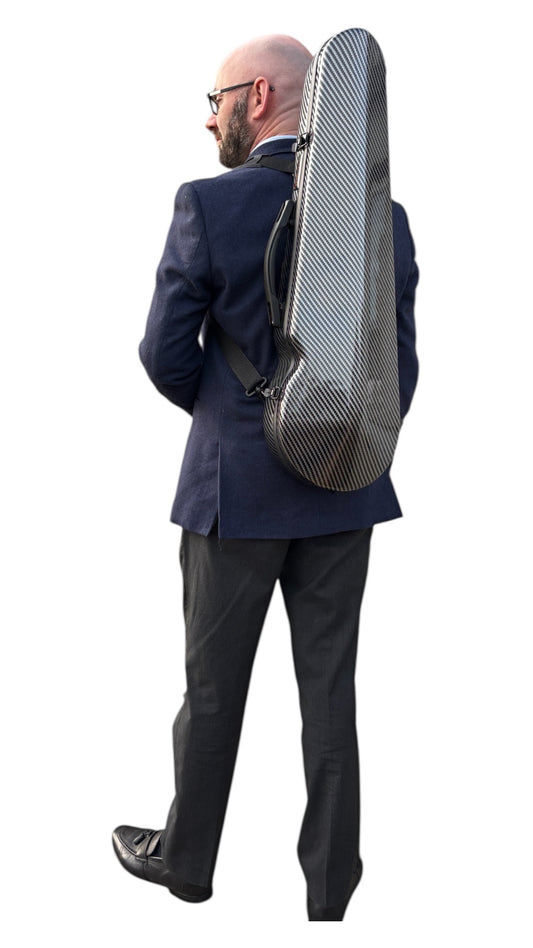 Premium Carbon Fibre Contour Violin Case – Lightweight & Protective (4/4 Size)