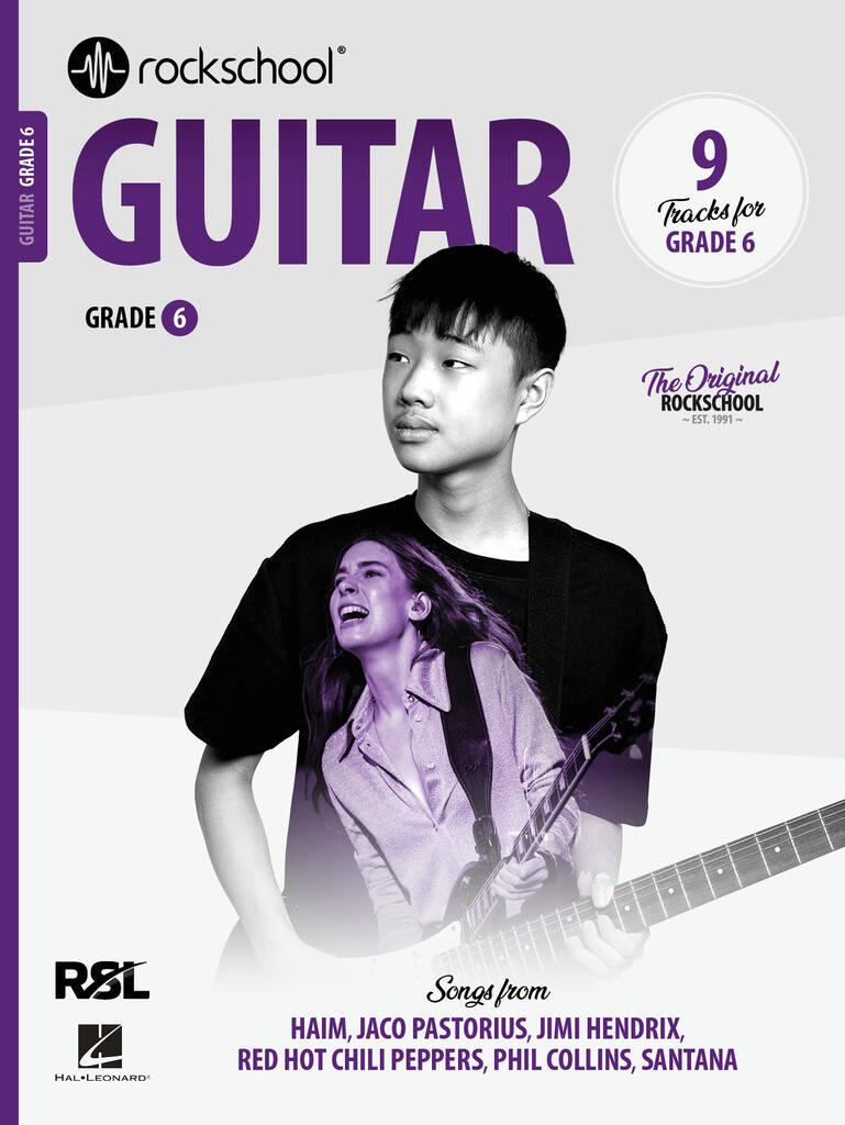 Grade 6 Electric Guitar Book 2024 with Pop Rock Songs and Audio