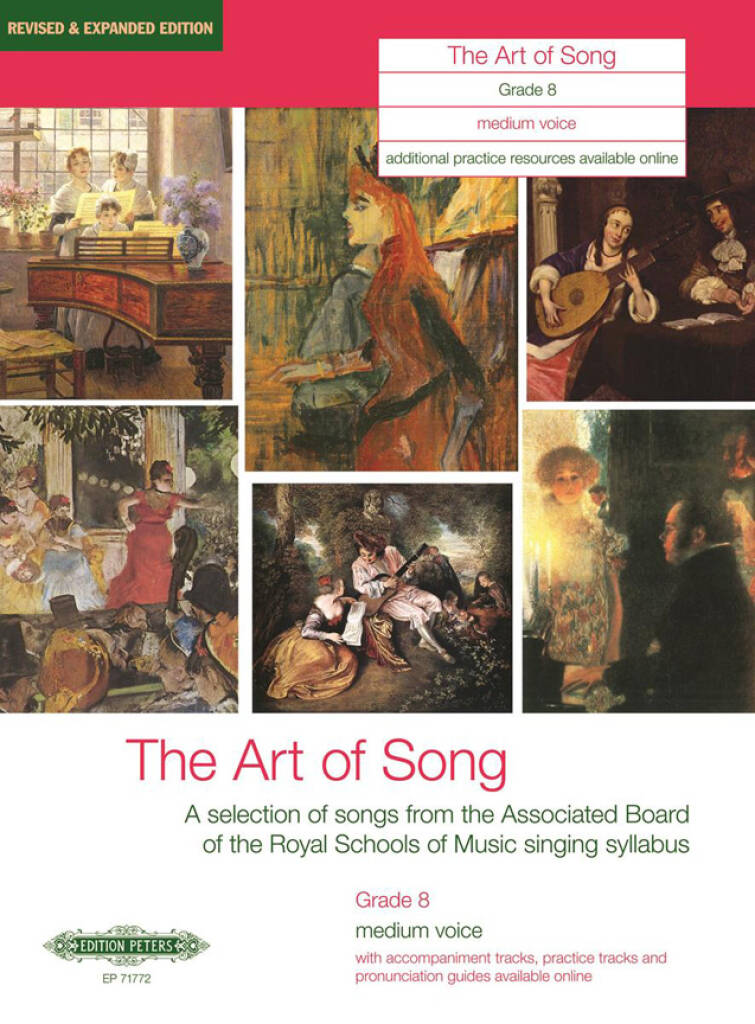 Edition Peters Art of Song Vocal Album – Revised Grade 8 Version