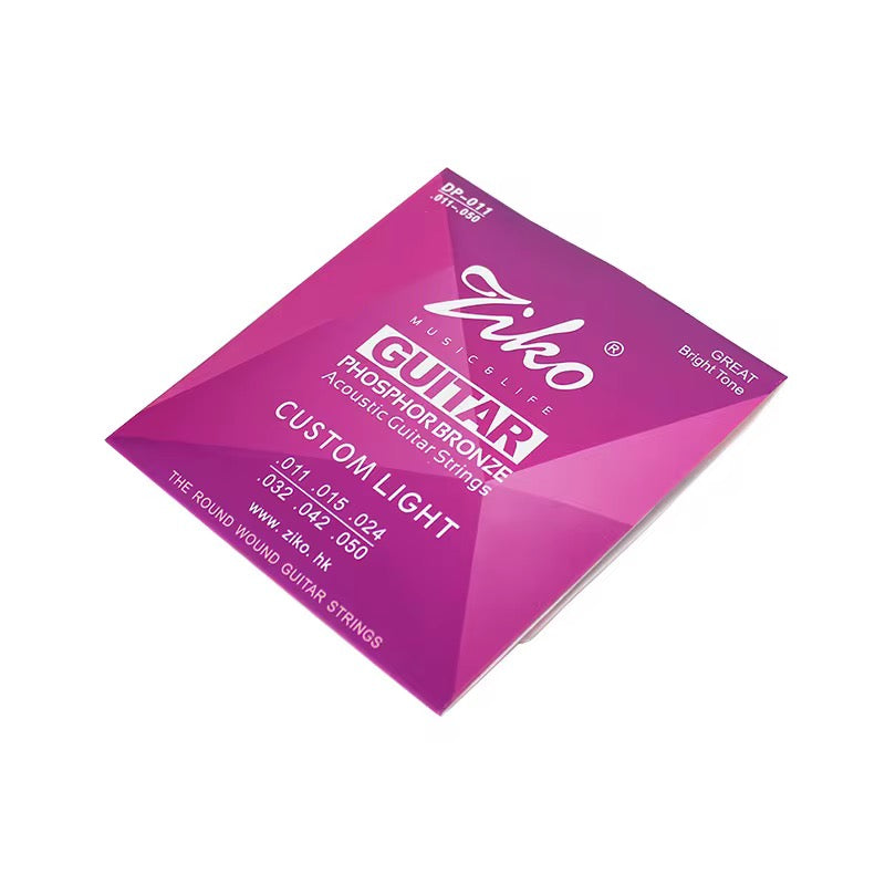 Pack of custom light classical guitar strings