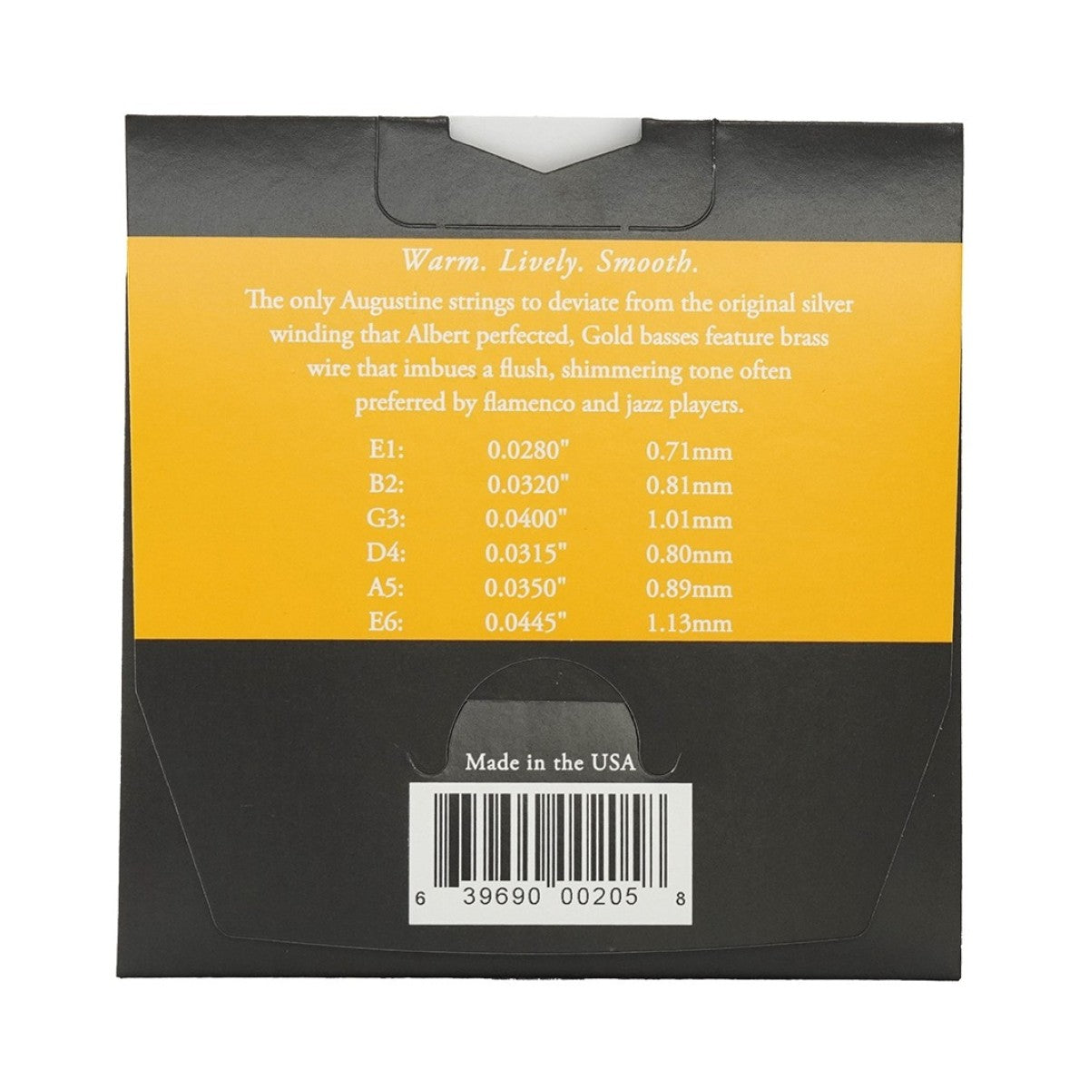 Guitar Strings/Augustine Gold Label - Set of Strings