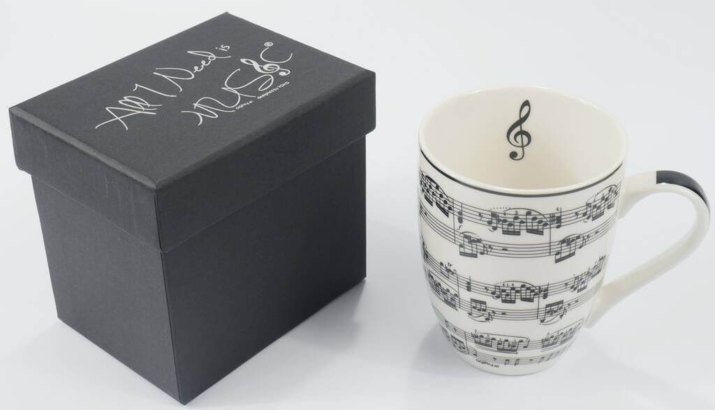 Mug Notelines White 300 ML
