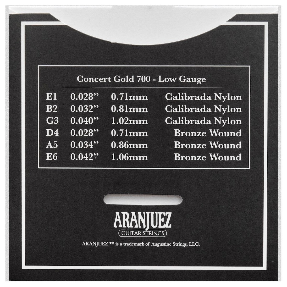 Classical Guitar Strings - Aranjuez Concert Gold 700