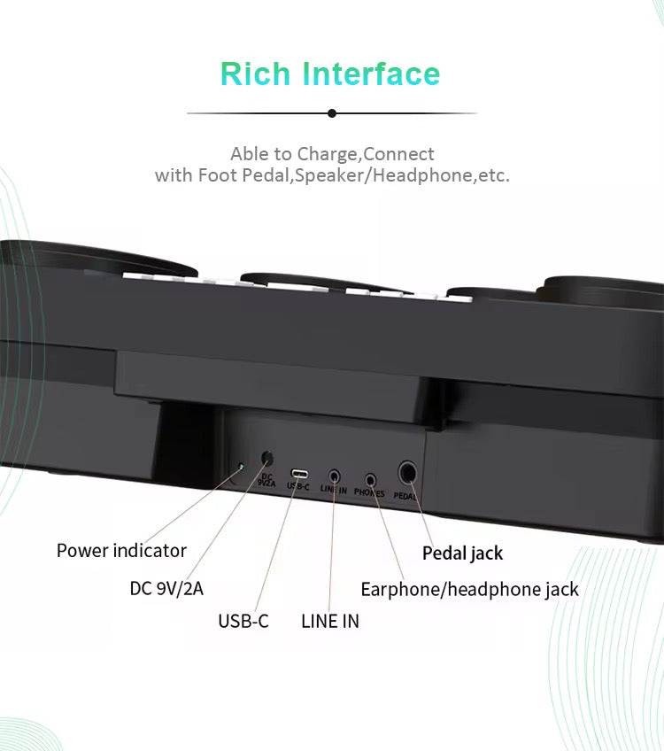 Konix electronic drum kit with multiple pads and pedals