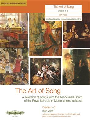 Inside Pages from The Art of Song Book for High Voice and Piano