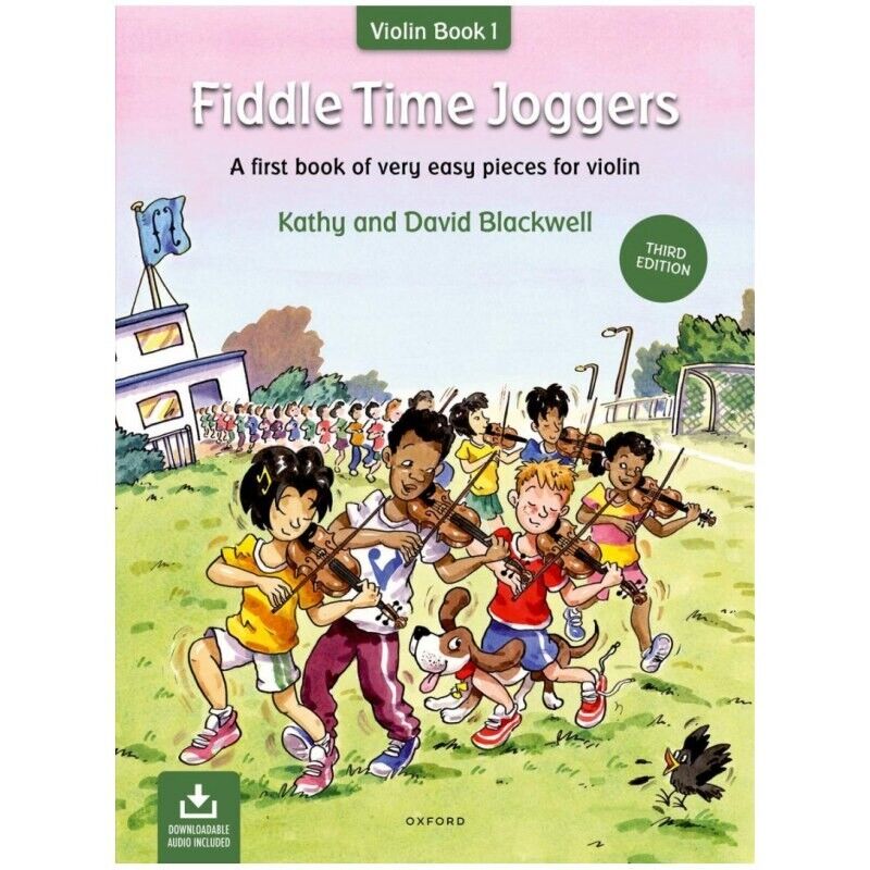 Violin tutor book with play-along tracks and custom name
