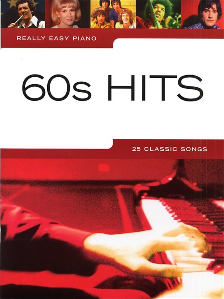 Easy piano book with classic 60s pop and rock songs
