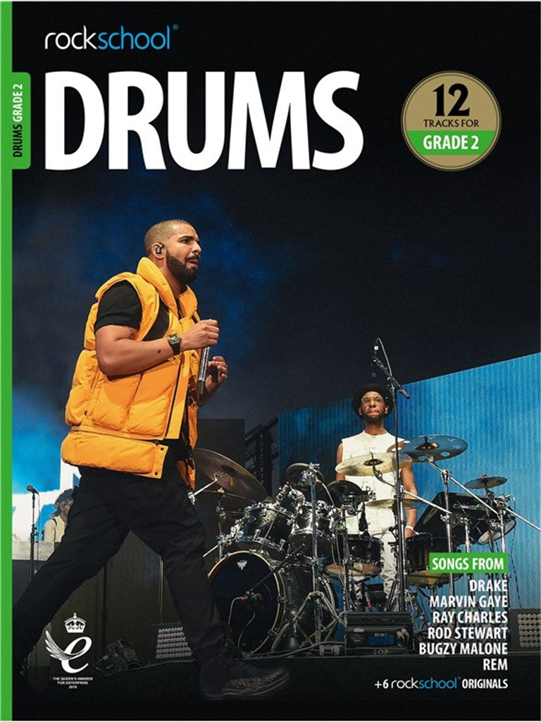 Easy drum exam book with audio and artist songs