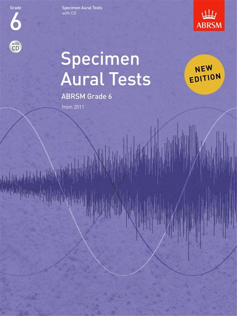 SPECIMEN AURAL TESTS, GRADE 6 - Kiltra Music Shop