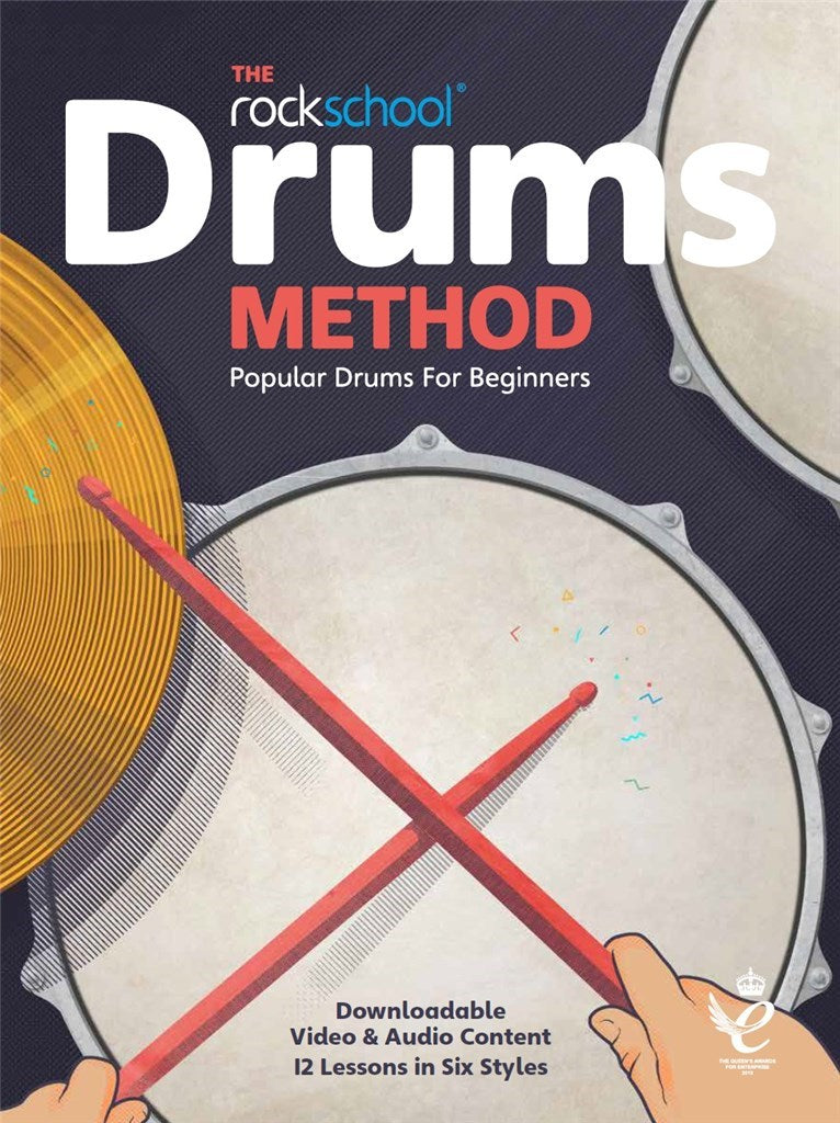 Inside Pages of Rockschool Drums Method with Audio Tracks