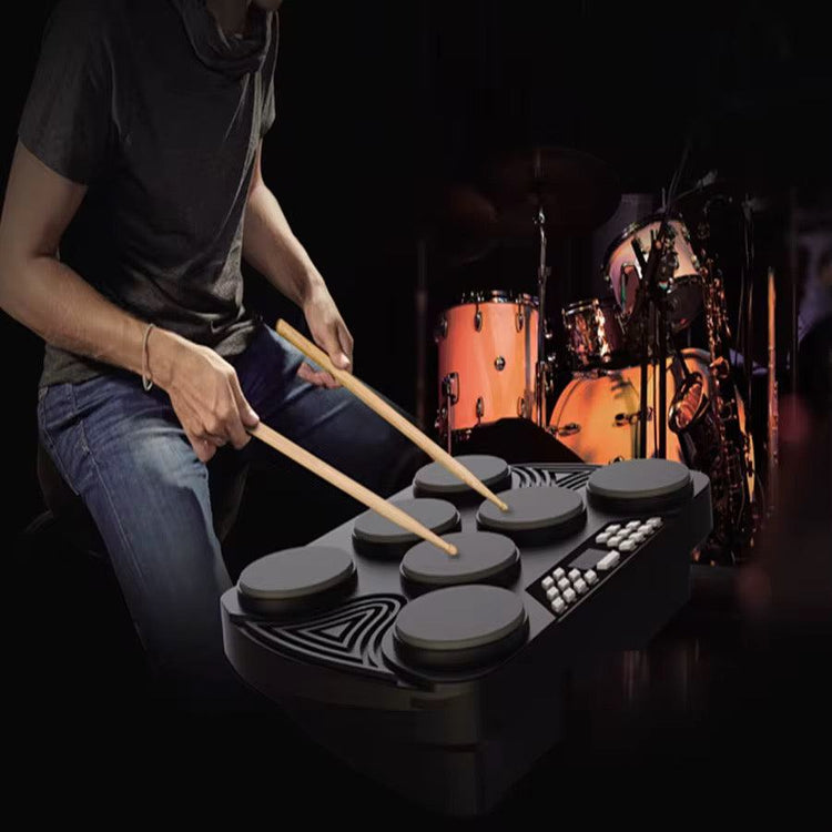 Professional electronic music gear collection featuring mixers, synthesizers, and controllers for music production and performance.