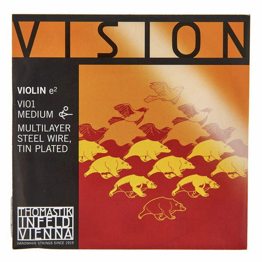 Thomastik Vision Violin E string VI01 Medium 4/4 (Single)
