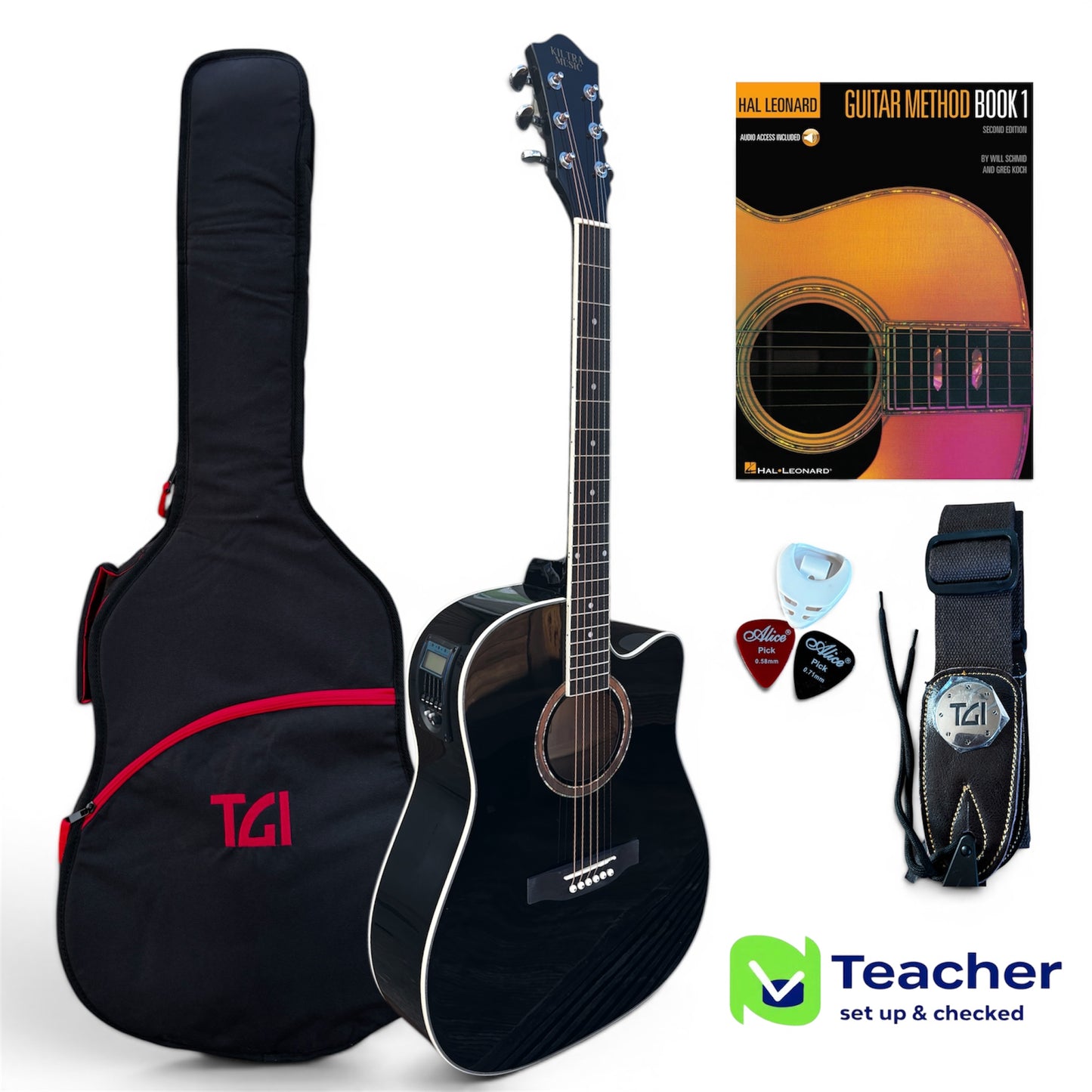 Electro-Acoustic Guitar Starter Pack - Ready to Play | Kiltra Music - Kiltra Music Shop