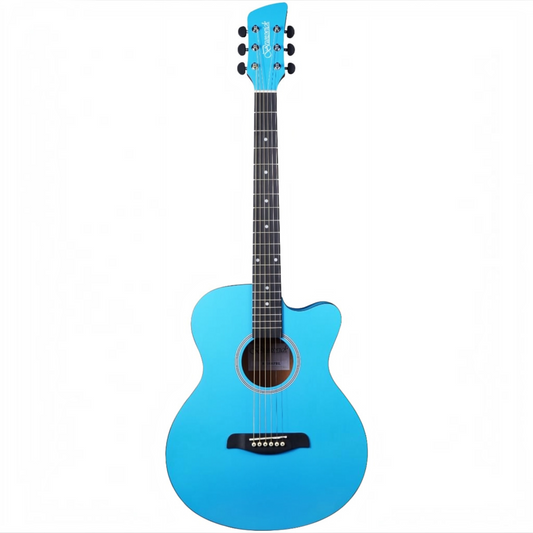 Brunswick BF100 Grand Auditorium Cutaway - Sky Blue