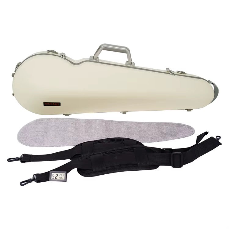 Premium Waterproof 4/4 Violin Case – Hard Shell Contour Case with Padded Straps