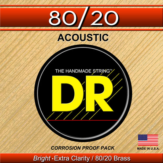 DR Strings 80/20 - Custom Light - Kiltra Music Shop