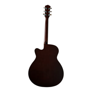 Kiltra A40 Cutaway Acoustic Guitar – Matte Black Finish, student acoustic guitar with cutaway design