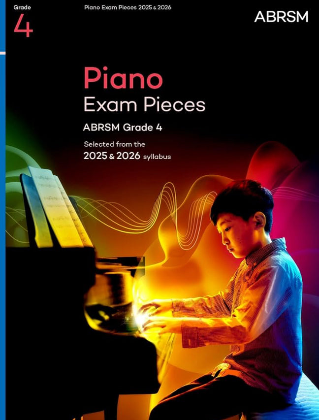 Inside preview of Grade 4 ABRSM Piano book with sheet music

