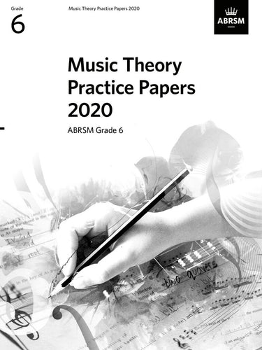 Interior pages of ABRSM Grade 6 theory paper with answers

