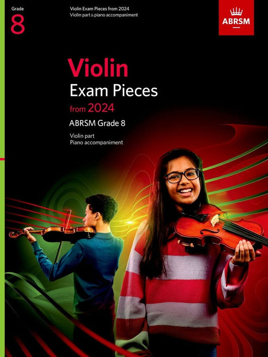 Violin and piano accompaniment book for ABRSM grade 8

