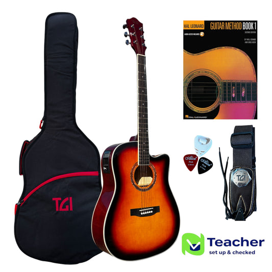 Electro-Acoustic Guitar Starter Pack - Ready to Play | Kiltra Music