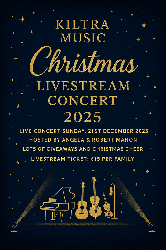 Kiltra Music Christmas Livestream Concert – Family Ticket