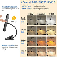Load image into Gallery viewer, Bright clip-on music stand light with dual LEDs



