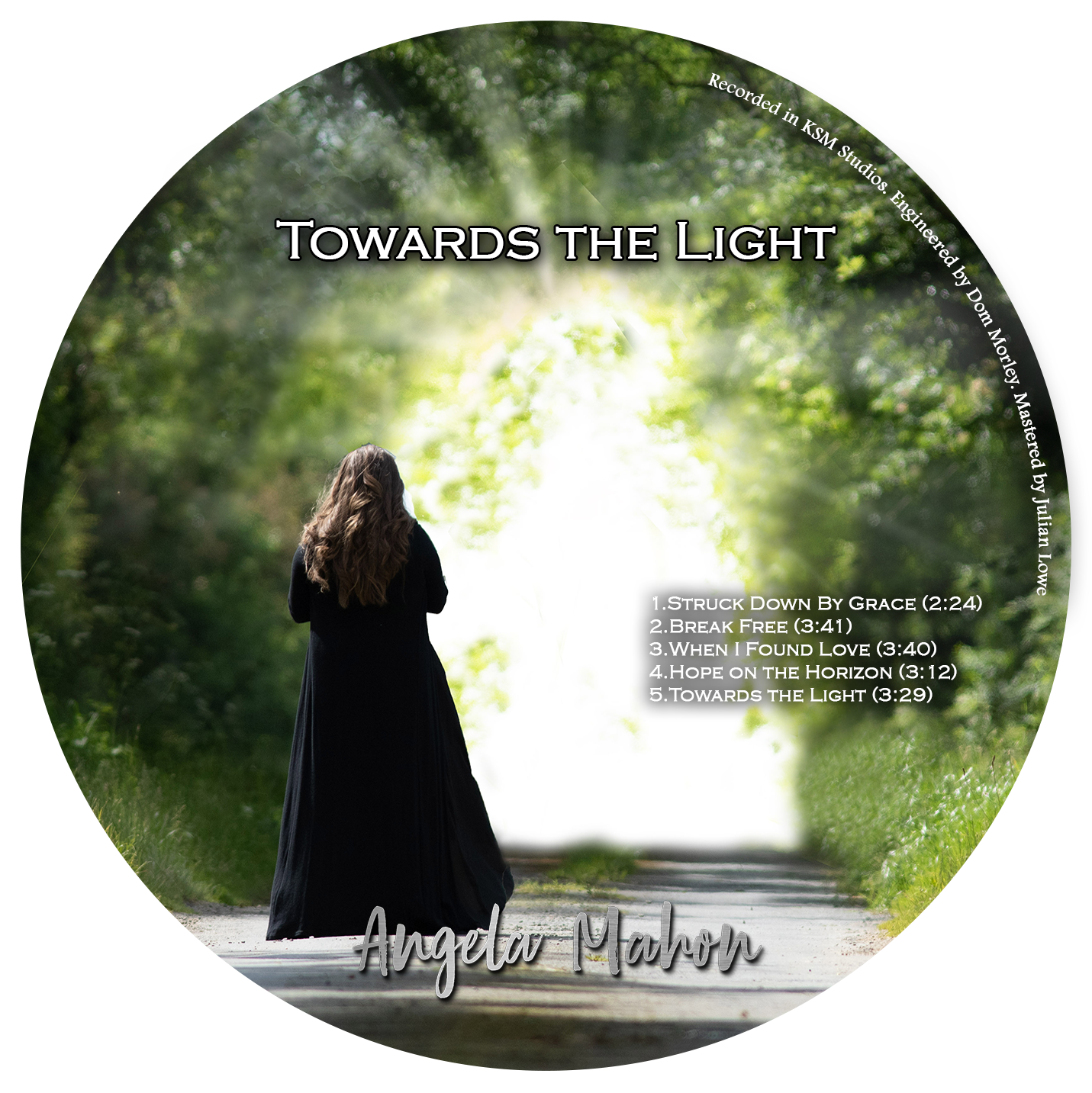 Towards the Light EP cover featuring Angela Mahon

