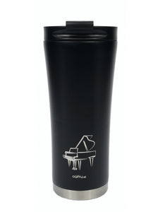 Insulated stainless steel mug for music lovers

