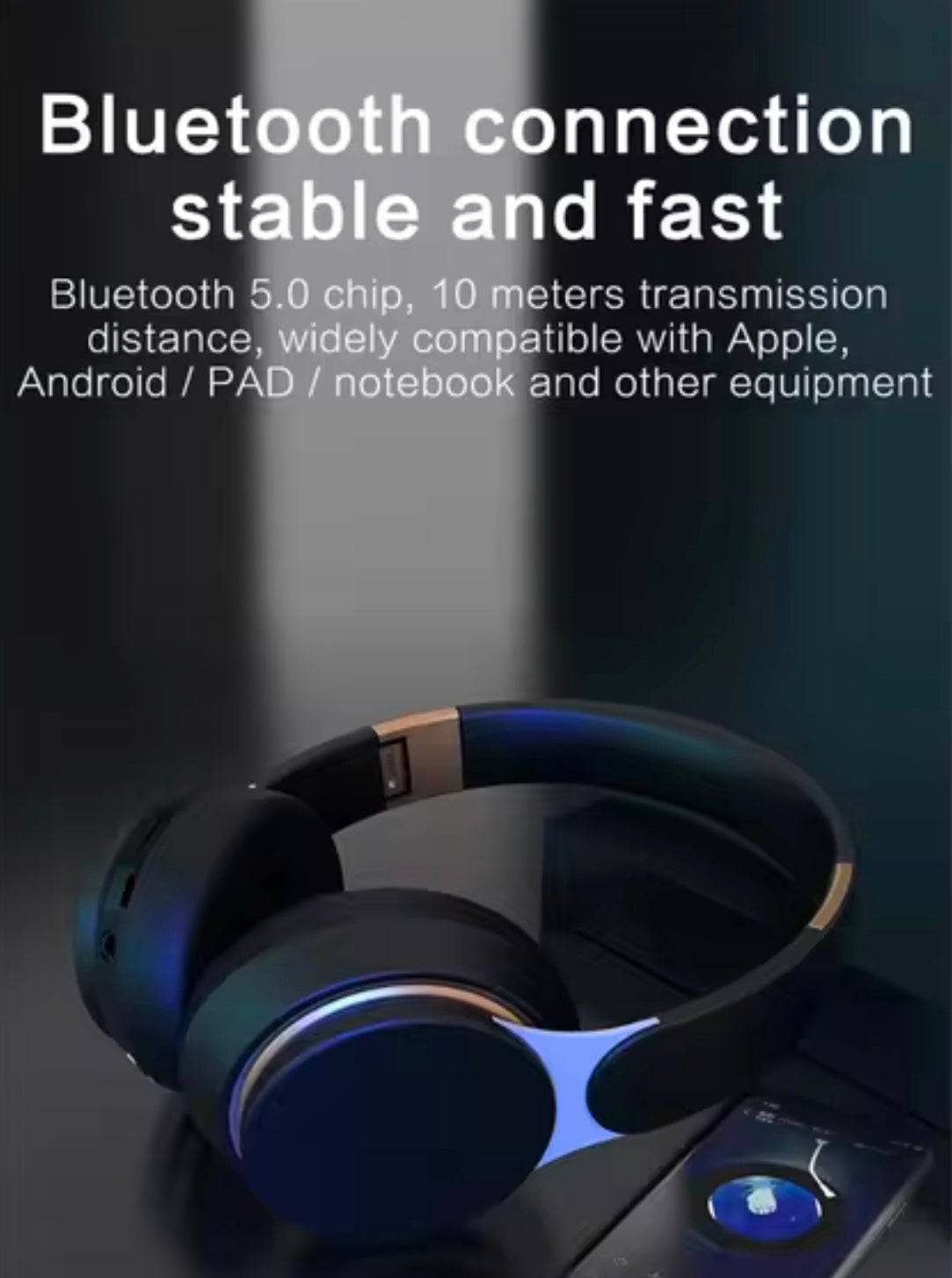 HOEXI headset with LED battery indicator
