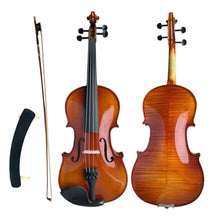 Load image into Gallery viewer, 🎻 Violin Starter Pack (with Beautiful Sound-Bow, Rosin, Case, and Shoulder Rest)
