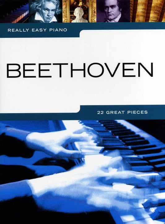 Sample Page from Really Easy Piano Beethoven Sheet Music



