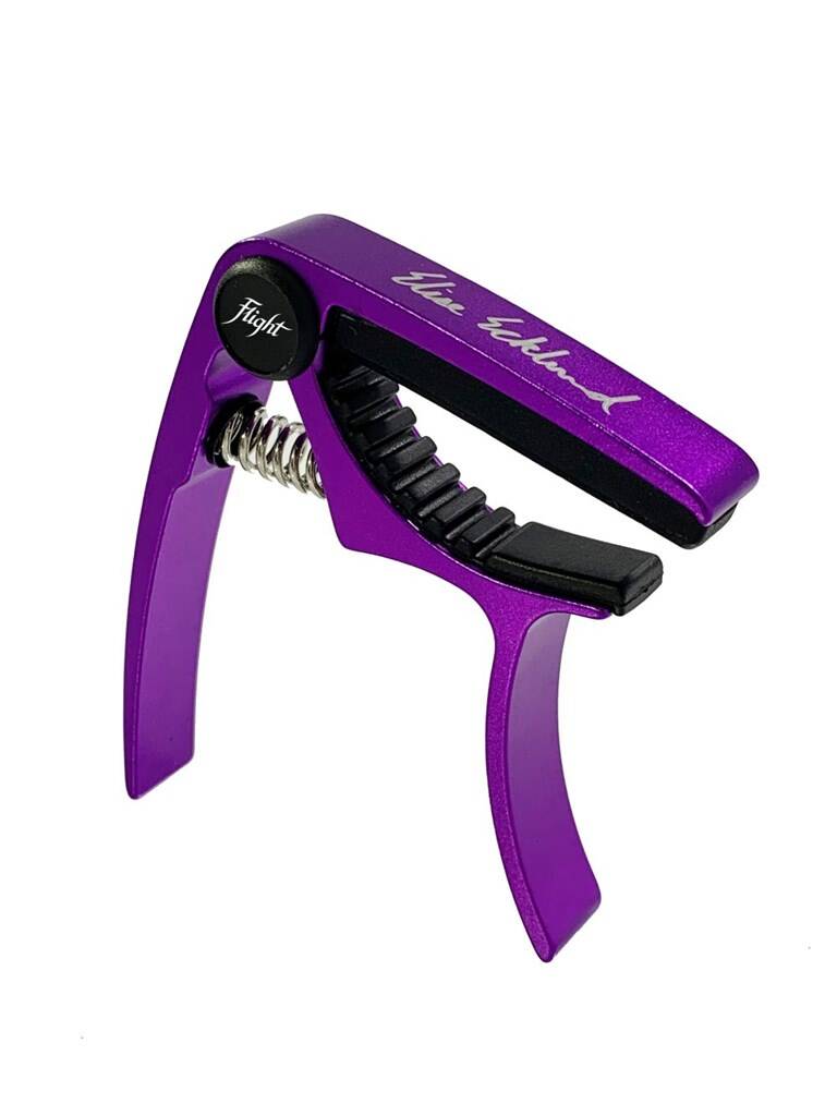 Flight: Elise Ecklund Signature Ukulele Capo - Purple - Kiltra Music Shop