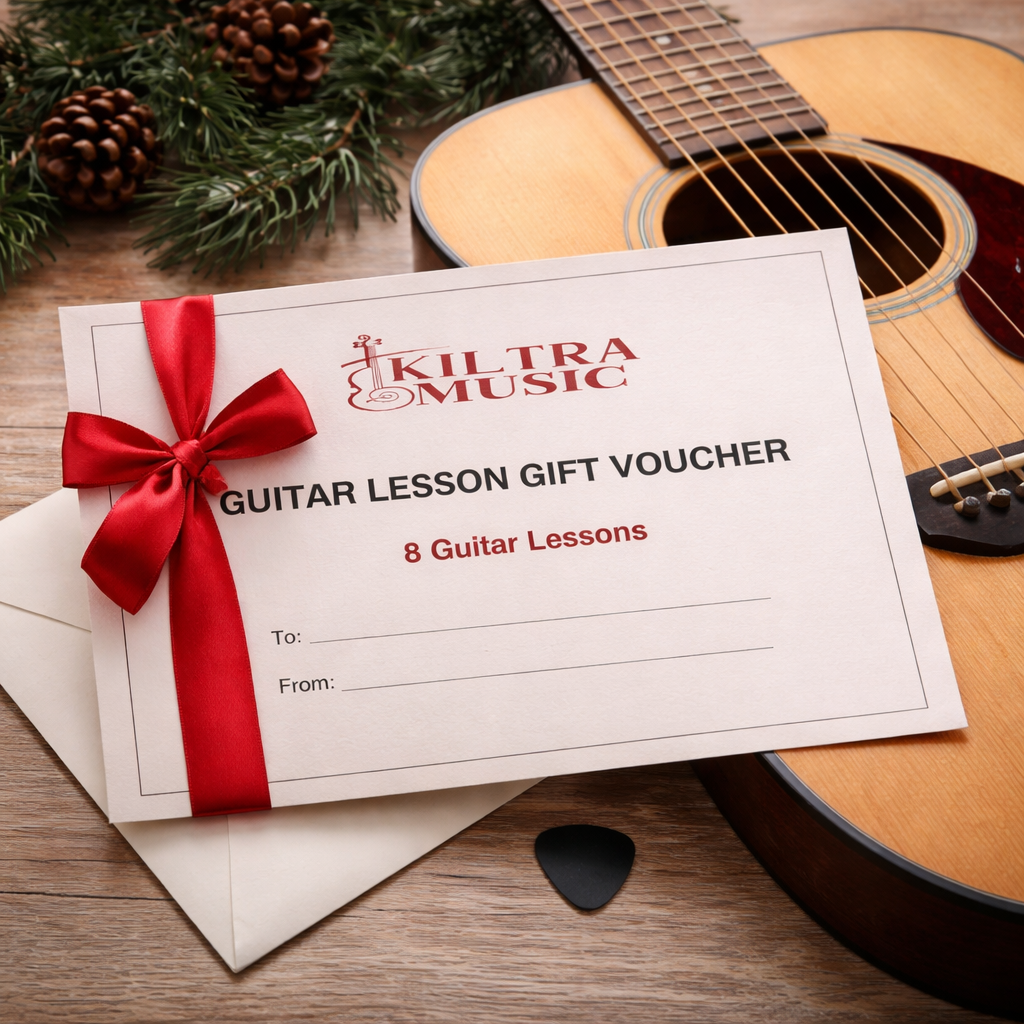 🎁 Guitar Lesson Gift Voucher - Kiltra Music Shop