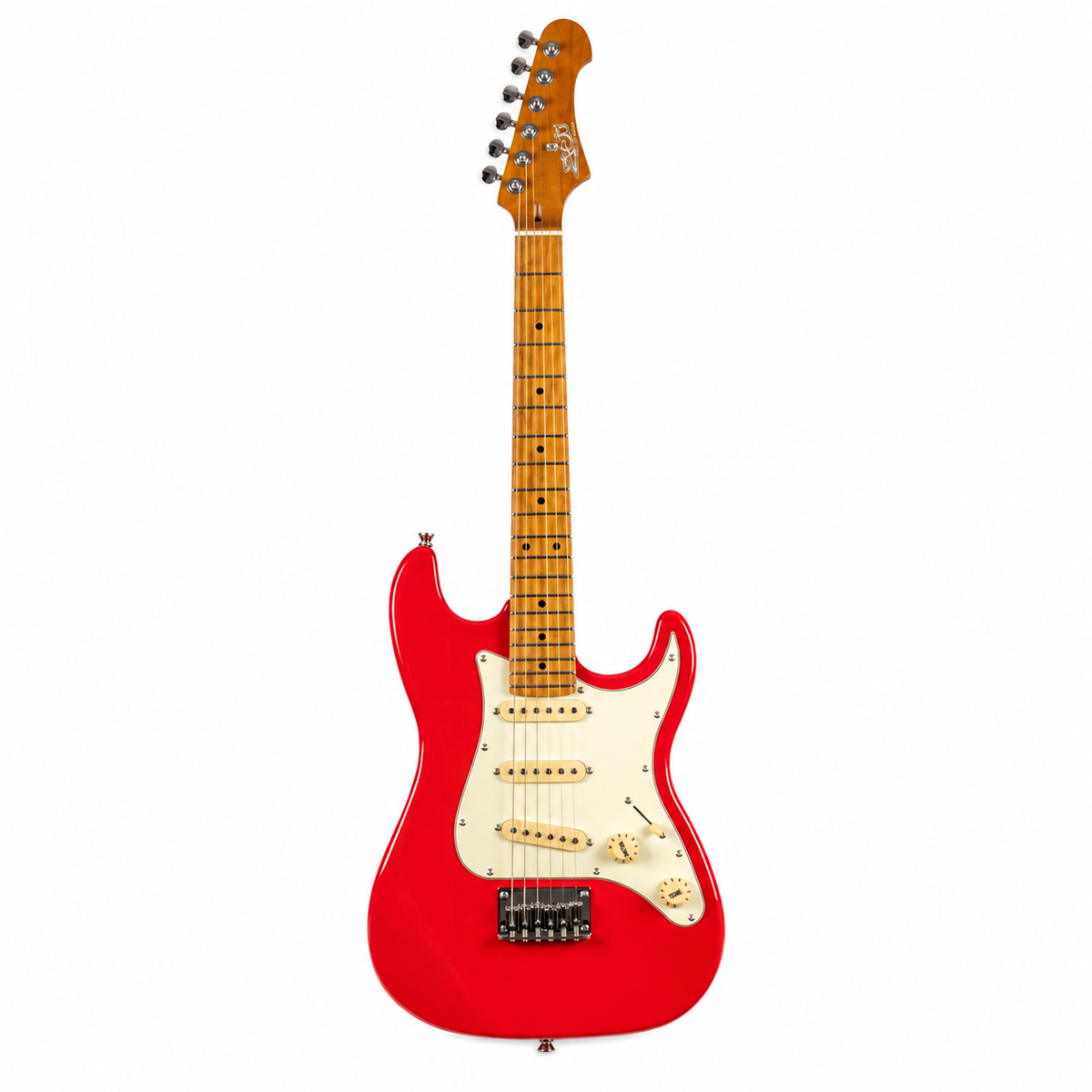 JET JS-300 Mini Electric Guitar – 22.8” Scale | Pink, Red & Black