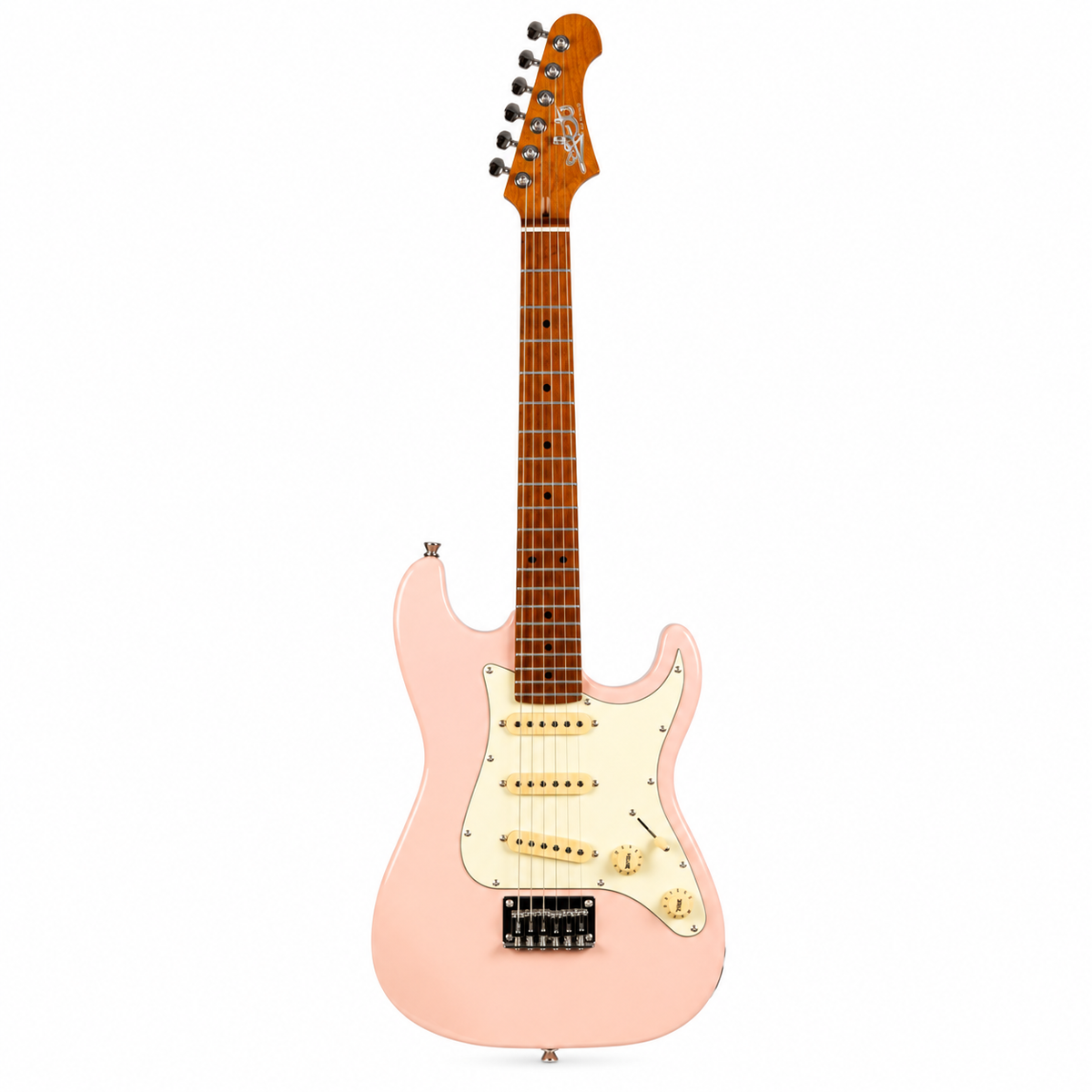 JET JS-300 Mini Electric Guitar – 22.8” Scale | Pink, Red & Black
