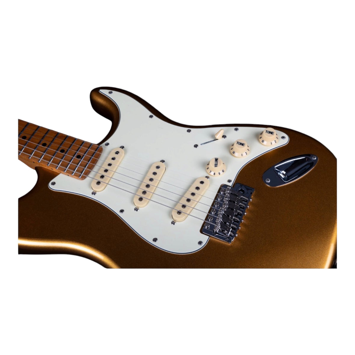 JET JS-300 Electric Guitar – Gold | Roasted Maple Neck