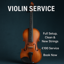 Load image into Gallery viewer, Violin Service – Full Setup, Clean &amp; New Strings
