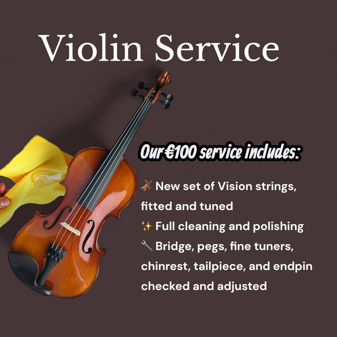 Violin Service – Full Setup, Clean & New Strings