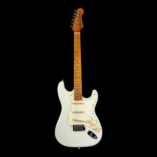 JET JS-300 Electric Guitar – Olympic White | Roasted Maple Neck