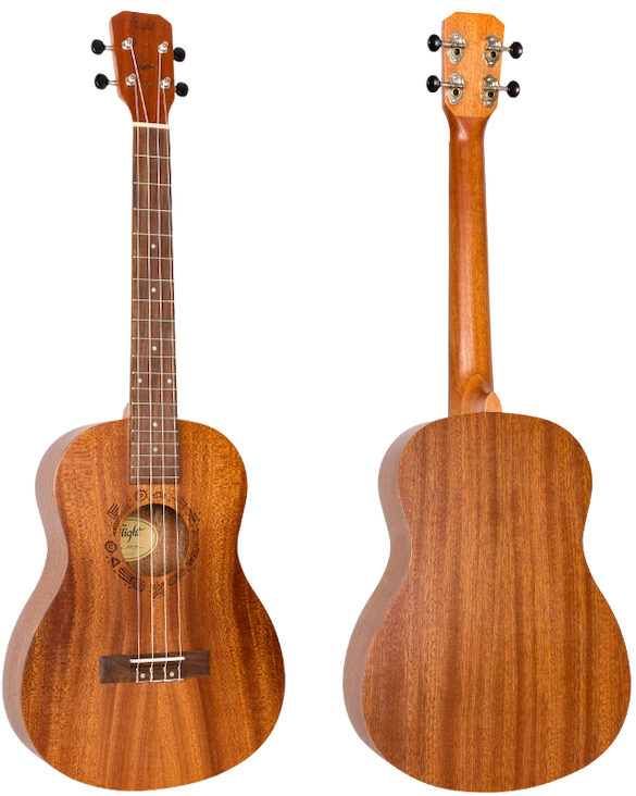 Flight NUB310 Baritone Ukulele – Natural Sapele with Padded Gig Bag