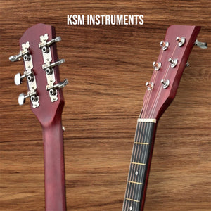 Guitare pleine grandeur, simple pan coupé