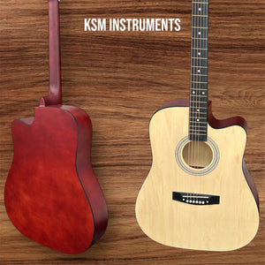 Guitare pleine grandeur, simple pan coupé