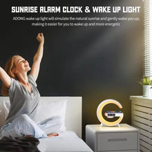 Cargar imagen en el visor de la galería, Minimáquina de sonido con luz inteligente Bluetooth en forma de G 
