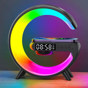 Minimáquina de sonido con luz inteligente Bluetooth en forma de G 